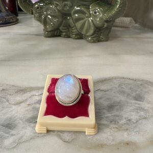 Sterling Silver Moonstone Ring